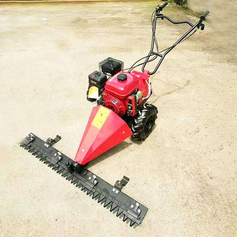 手推式绿篱草坪剪草机 园林剪草碎草机 大马力带转向割草机