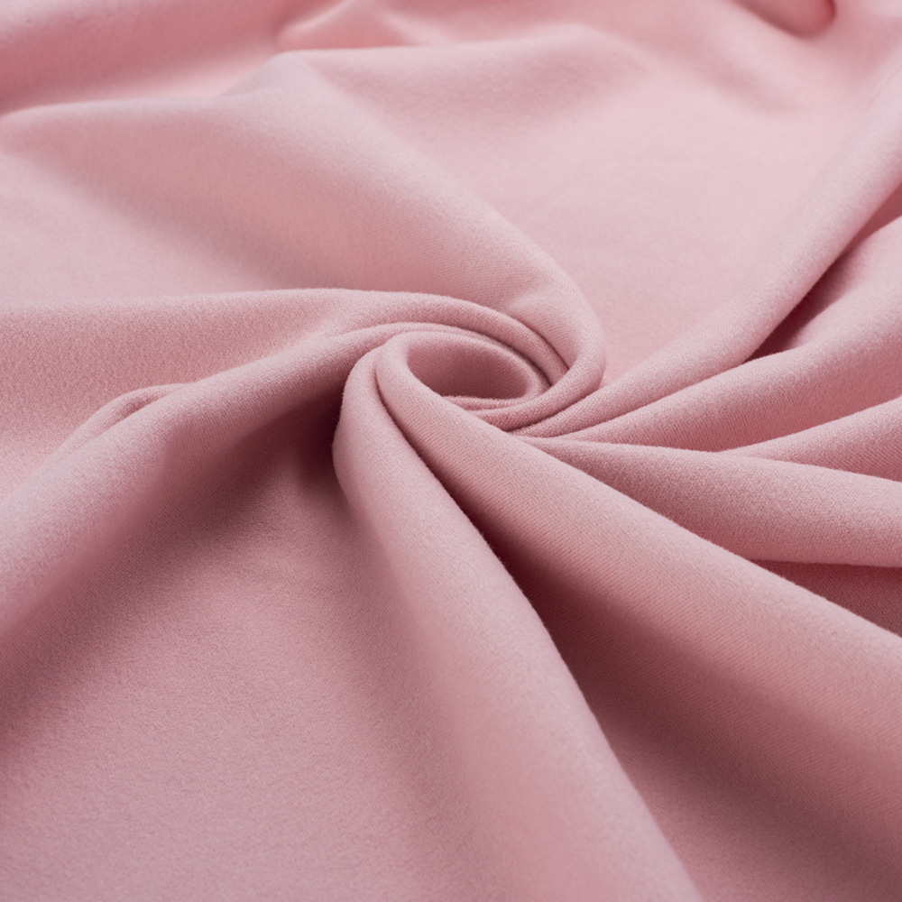 保暖抓毛针织ab双面德绒布料1*1螺纹磨毛自发热阳离子毛绒布面料