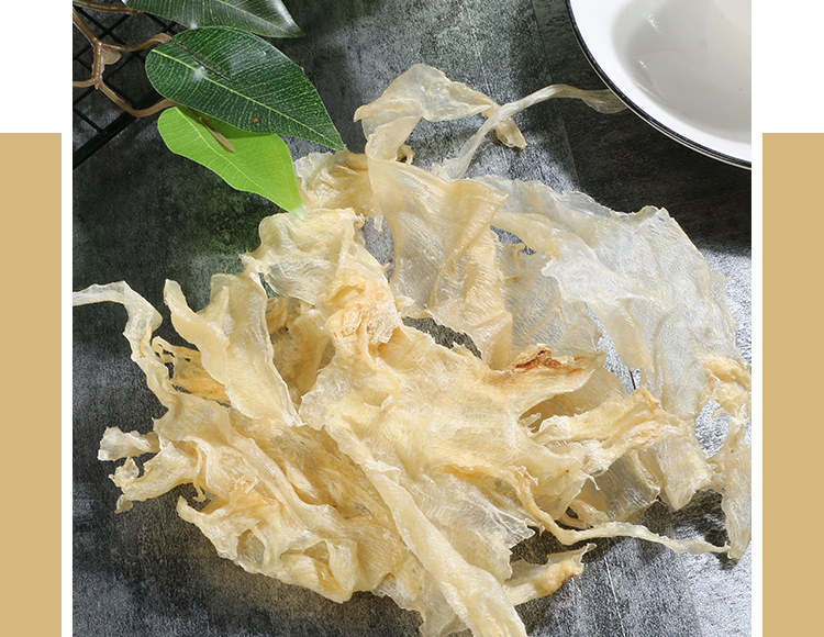 北海菜胶深海海鲜干货鱼胶鱼肚孕期月子炖煮食材散装鱼胶批发