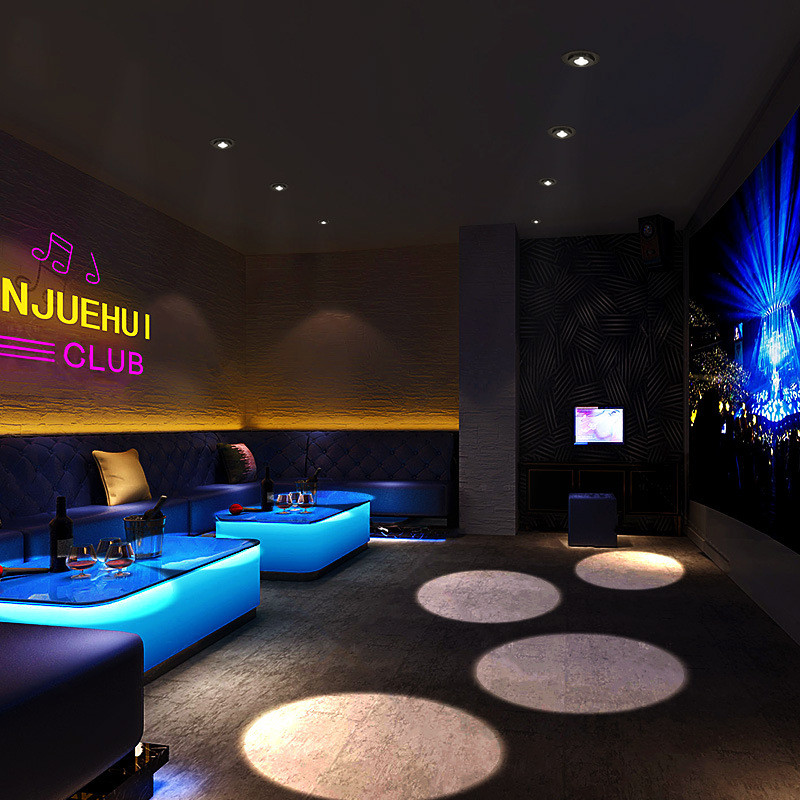 led聚光灯嵌入式cob调焦射灯餐厅ktv酒吧咖啡厅光圈可调氛围灯