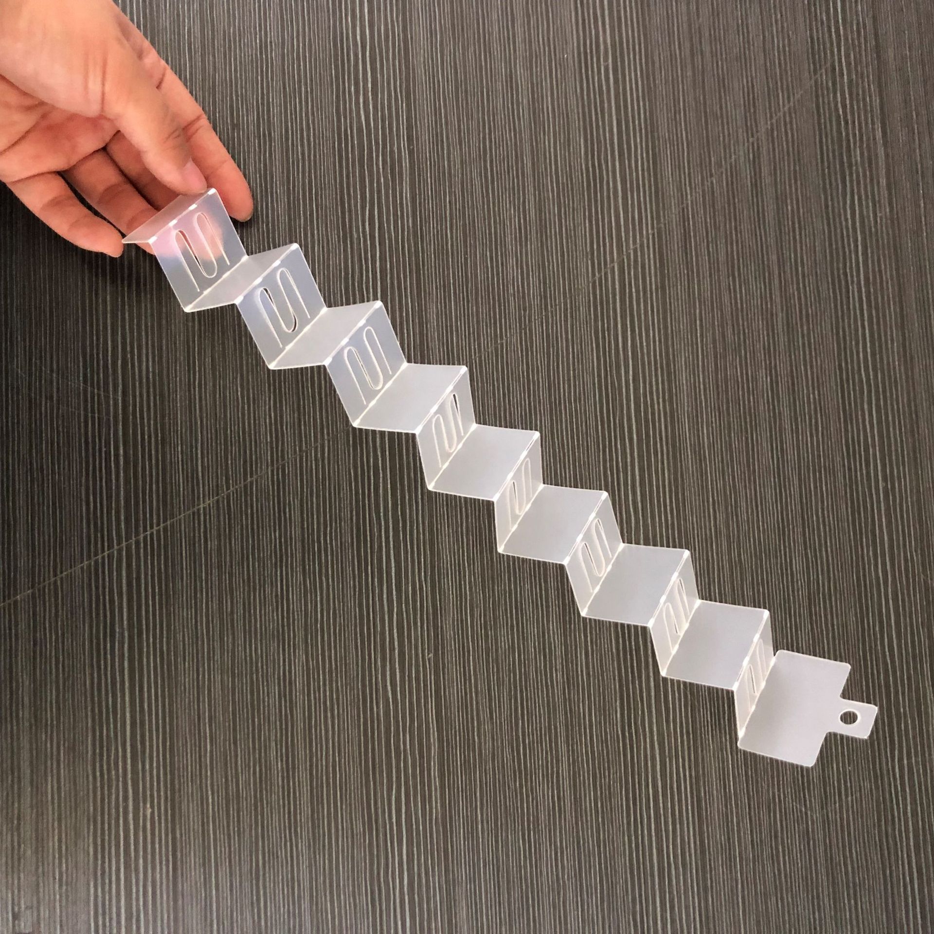 50cm折叠8个挂钩超市塑料食品挂条环保pp材质