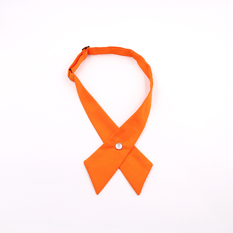 现货工厂直销 日韩系十字交叉泰式校服领结jk制服时尚女士工作服