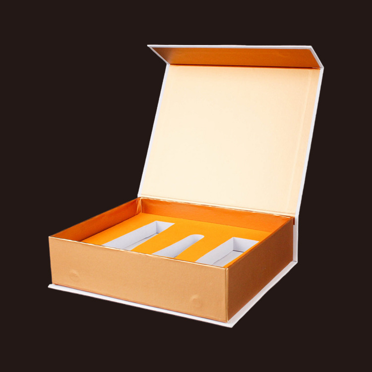 礼盒 化妆品彩盒 包装盒定做精装天地盖盒 护肤品书型礼品盒定制