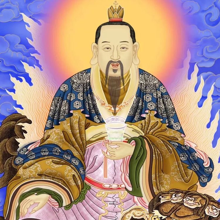 太乙救苦天尊挂画道教神像东极青华大帝画像道场法场供奉丝绸卷轴