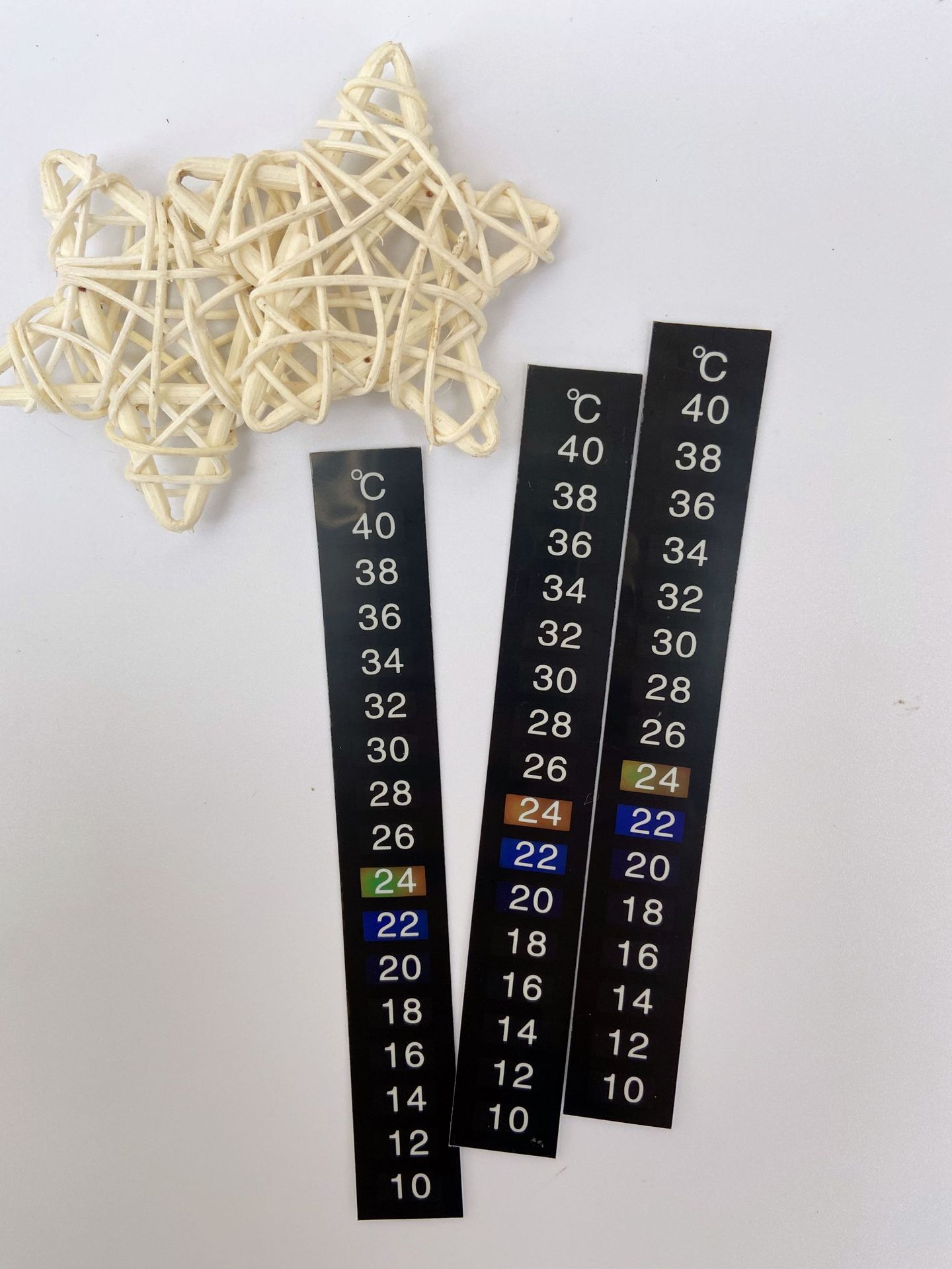 数字变色温度计 液晶温度计贴片 鱼缸温度计 感温变色贴片