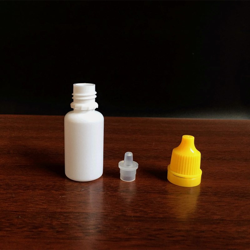 现货10ml眼药水瓶白色避光滴眼剂瓶液体分装瓶小滴瓶塑料挤压小瓶