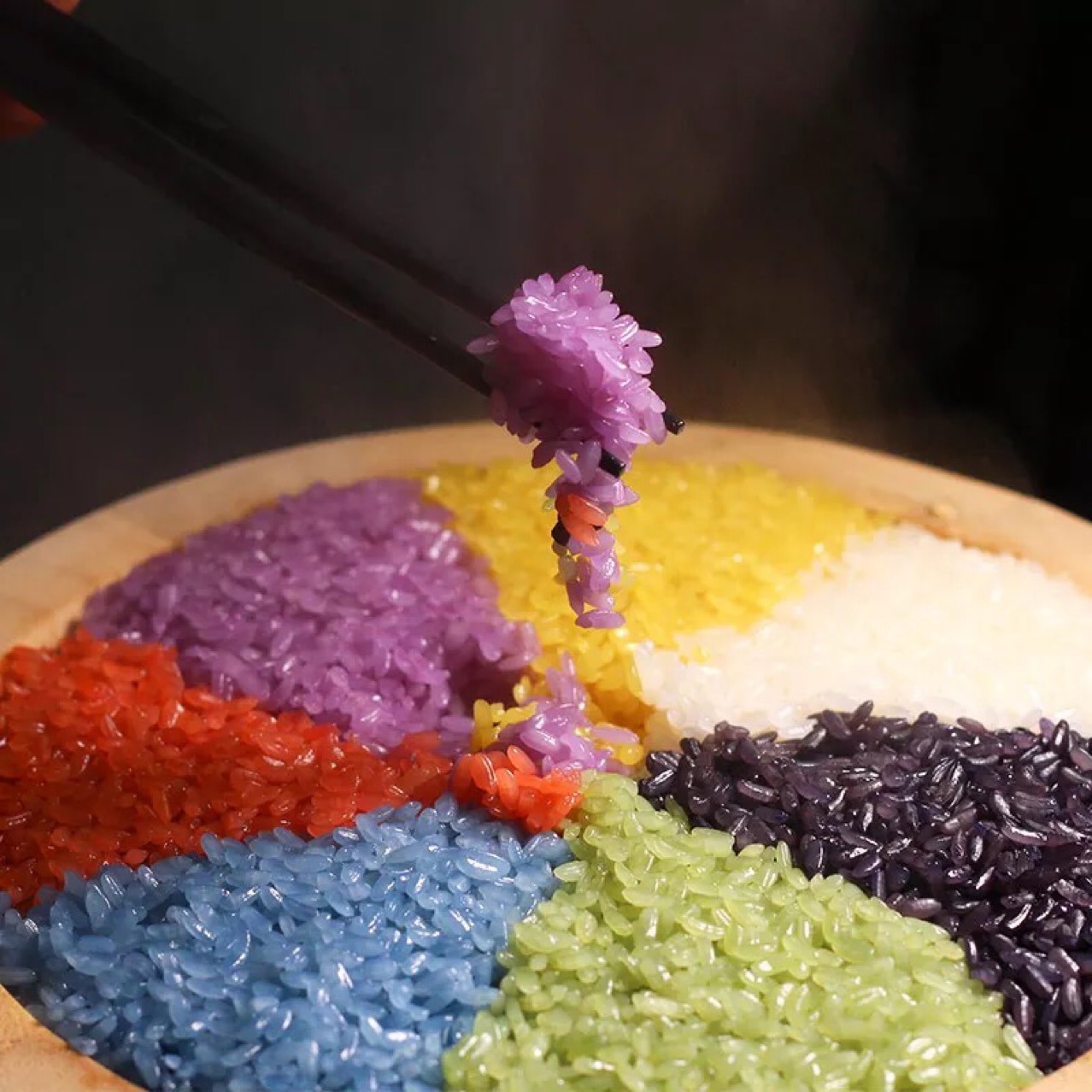 花糯米云南特产罗平花米饭手工制作七彩米 500克包邮