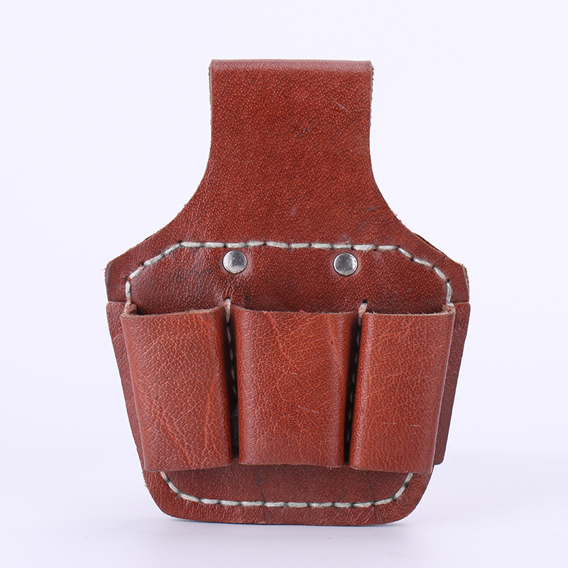 厂家供应牛皮三连钳套 三联电工钳套装具 皮包工具套装批发