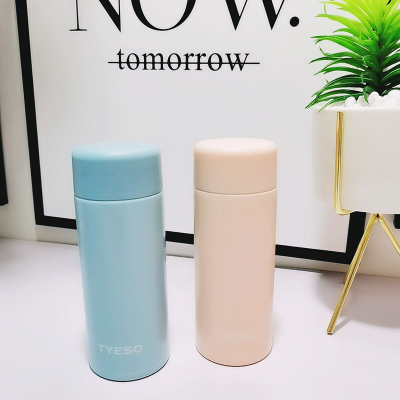 个性口袋迷你保温杯120ml便携户外定制水杯150ml轻量