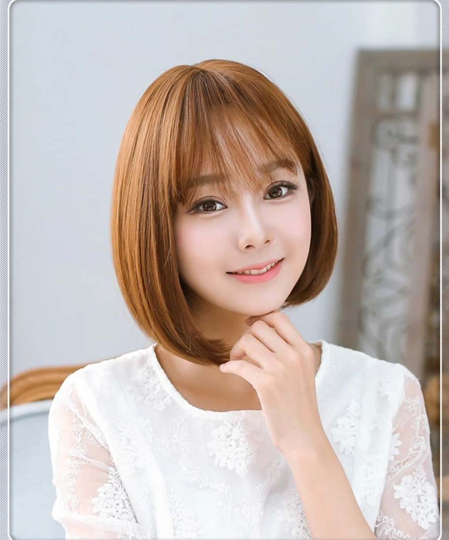 爆款热销假发女短发bobo头脸修脸自然少女逼真全头套假发工厂直销