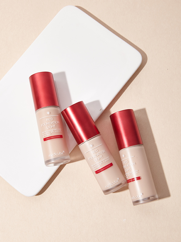韩国medicube乐得粉底液遮瑕保湿持久控油遮瑕学生粉底