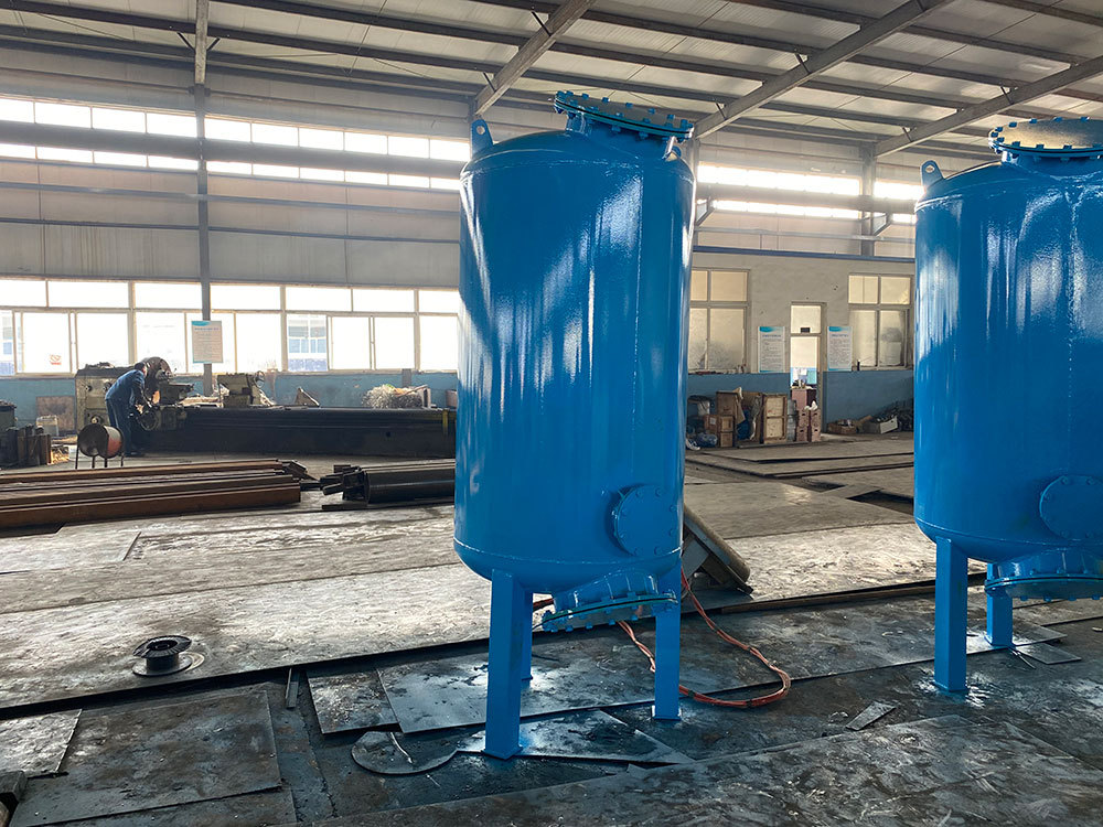 大型机械过滤器污水处理活性炭过滤设备石英砂过滤器