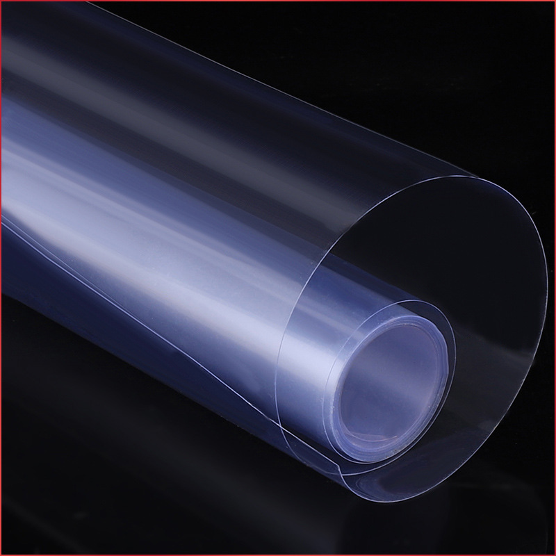 现货批发高透明pvc全新硬片 可定制厚度塑料卷材胶片透明片加工