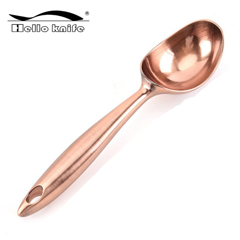 不锈钢雪糕勺冰淇淋挖球器雪糕匙水果挖球器冰激淋勺子亚马逊热销