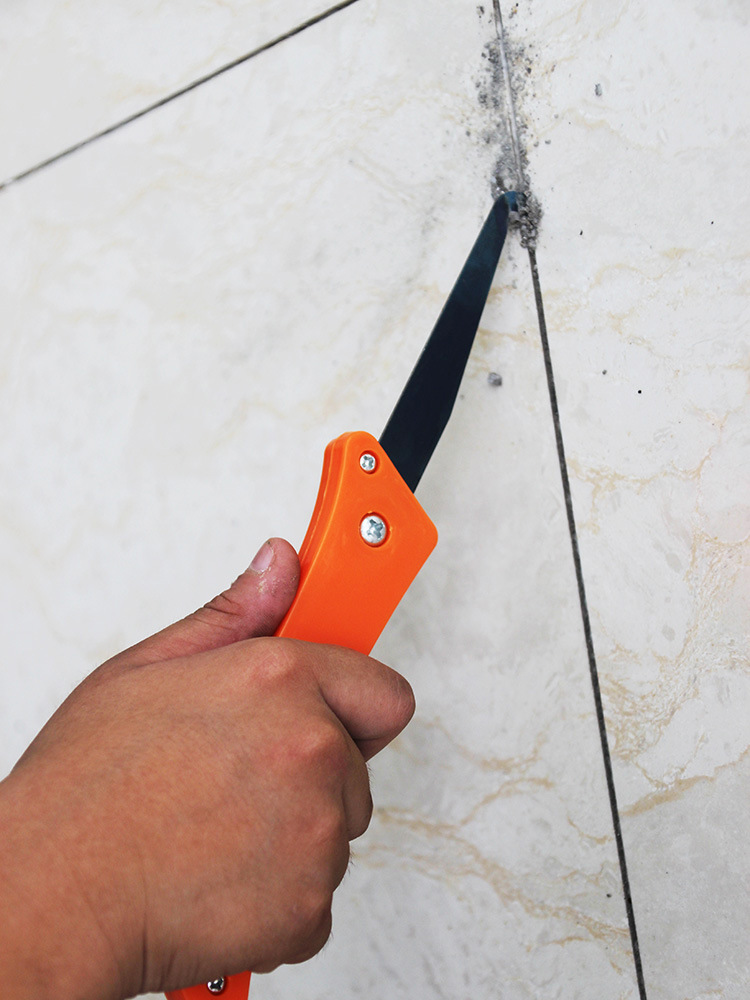 美缝剂施工工具清缝刀铲刀勾缝刀片砖缝勾刀头瓷砖缝清缝神器