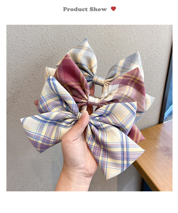 jk大蝴蝶结发夹女韩国ins网红顶夹夹子头饰新款后脑勺发卡发饰