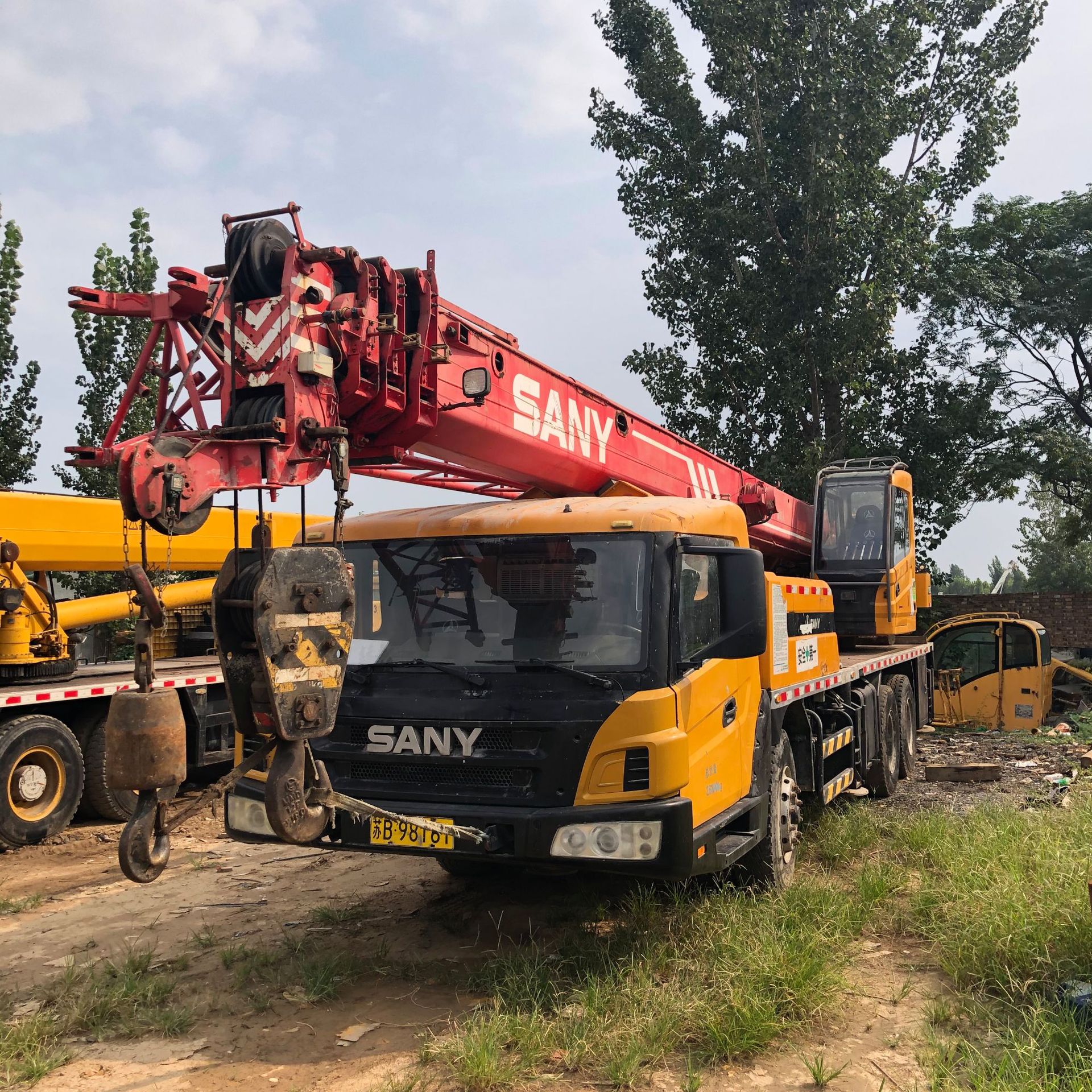 出售二手三一qy25c汽车吊 25吨四节臂