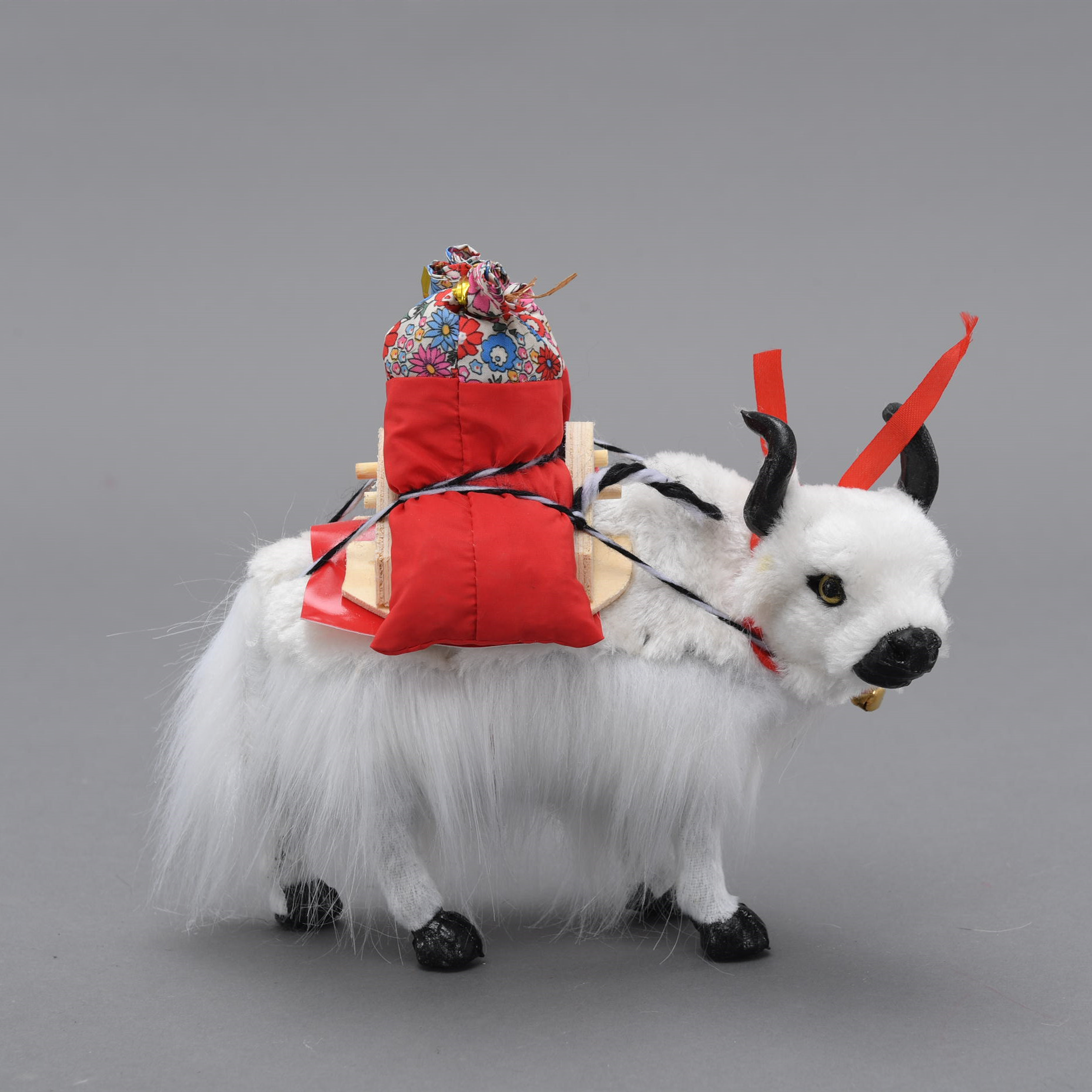 仿真牦牛毛绒动物玩偶家居桌面摆件工艺品室内装饰