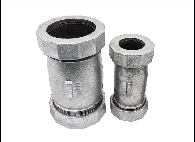 镀锌玛钢管件 镀锌快速接头自来水管快节 免拆直接头 热镀锌接头