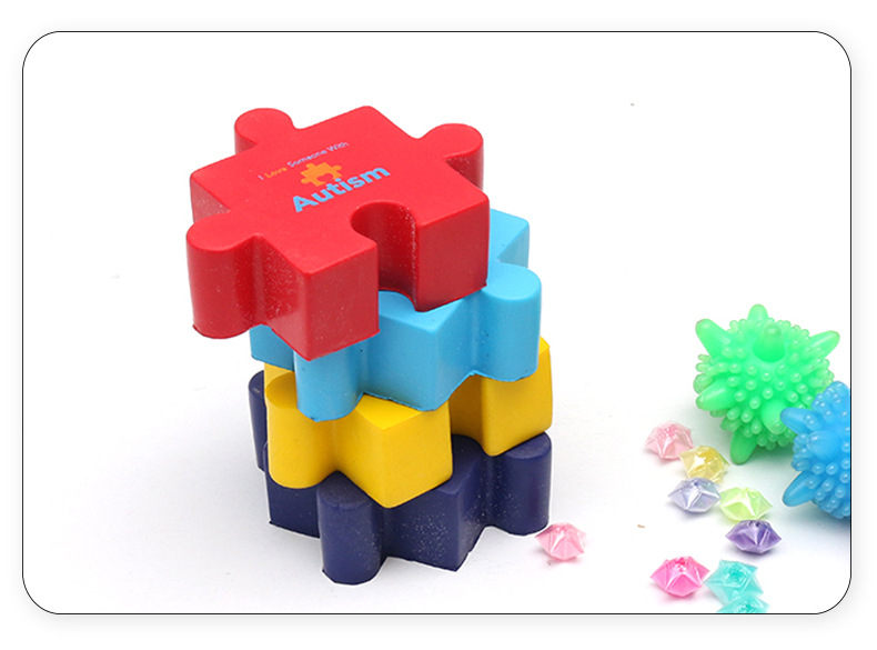 儿童益智工艺品pu玩具 造型多样拼图积木玩具 来图加工定制