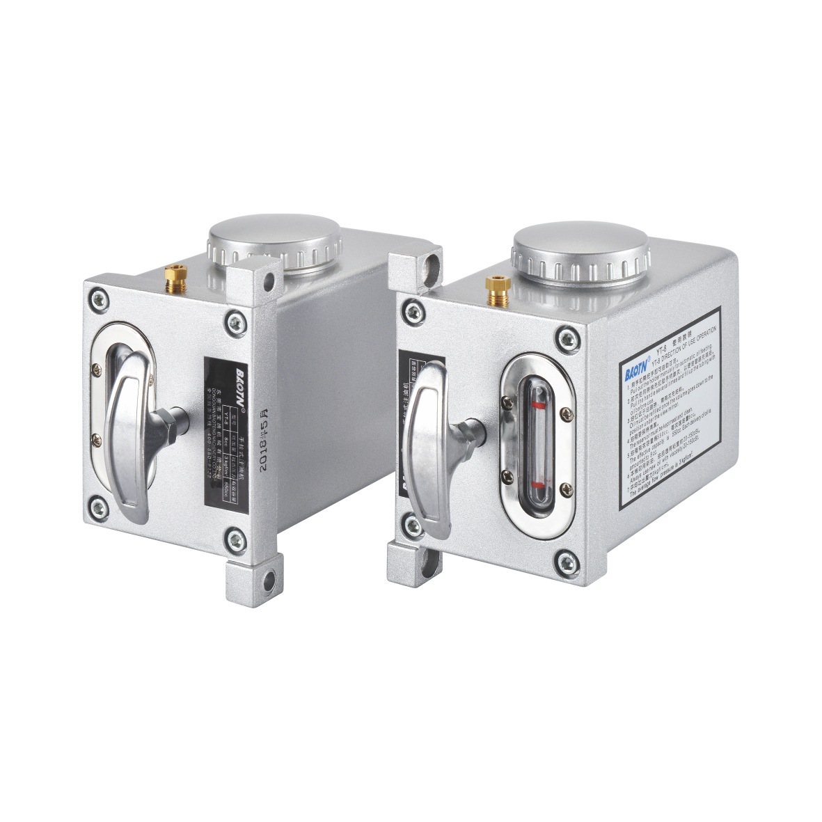 8台免邮宝腾beb型机床润滑泵活塞泵油泵1-8升手动稀油润滑泵