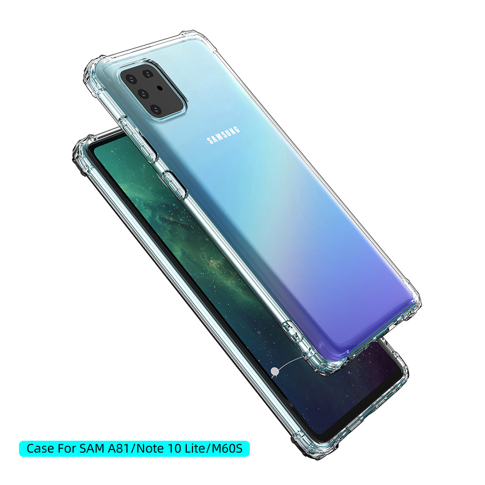 适用于samsung galaxy a81透明tpu手机壳硅胶气囊防摔软胶保护套
