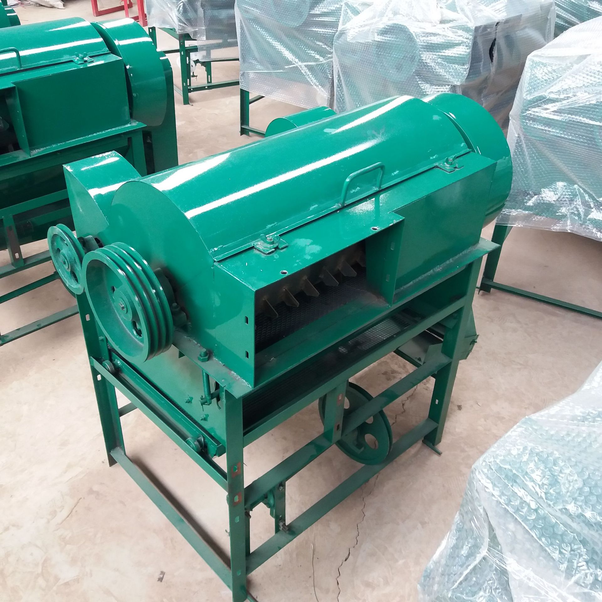 电动油葵打籽脱粒机移动型汽油动力油菜脱粒机粮食谷子脱粒机