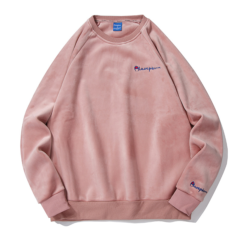 冠军韩 潮牌2020秋冬款圆领长袖衣服新款宽松潮流男女同款卫衣559