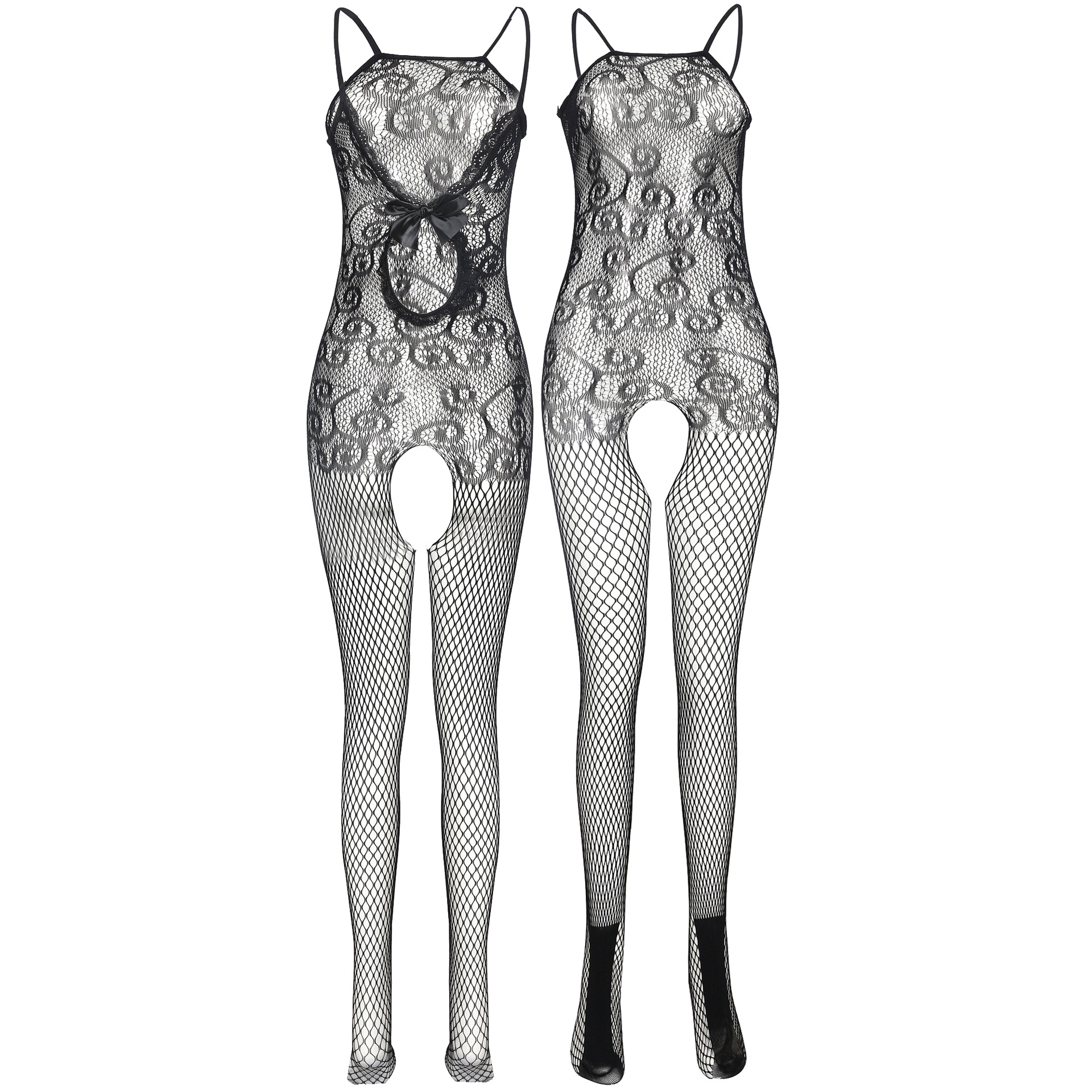 外贸女式情趣内衣丝袜 欧美万圣节网袜 女士性感网眼连身袜子