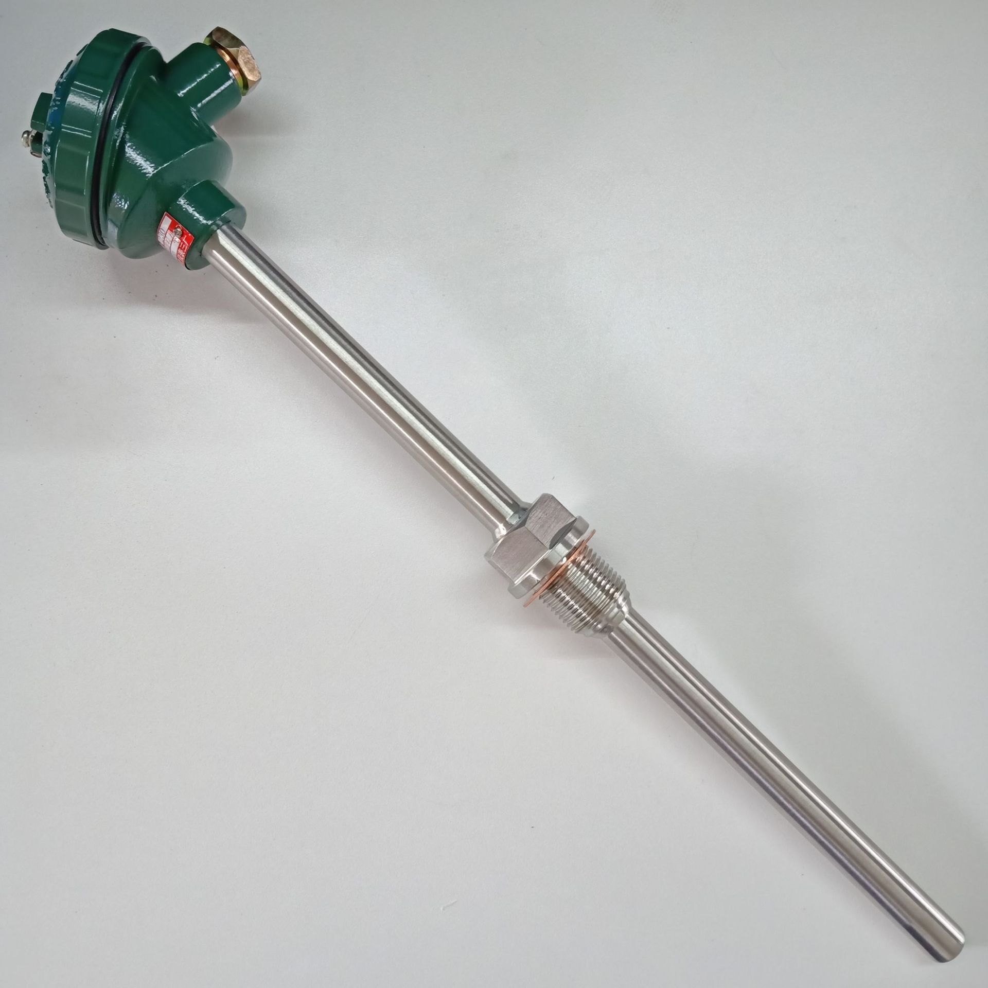 上自仪pt100热电阻sbwzp2300550m272插深l200直径16mm