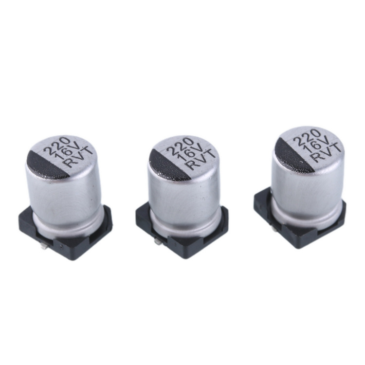 vt贴片铝电解电容器 smd 220uf16v 6.3×7.7±20%全系列 现货供应-阿