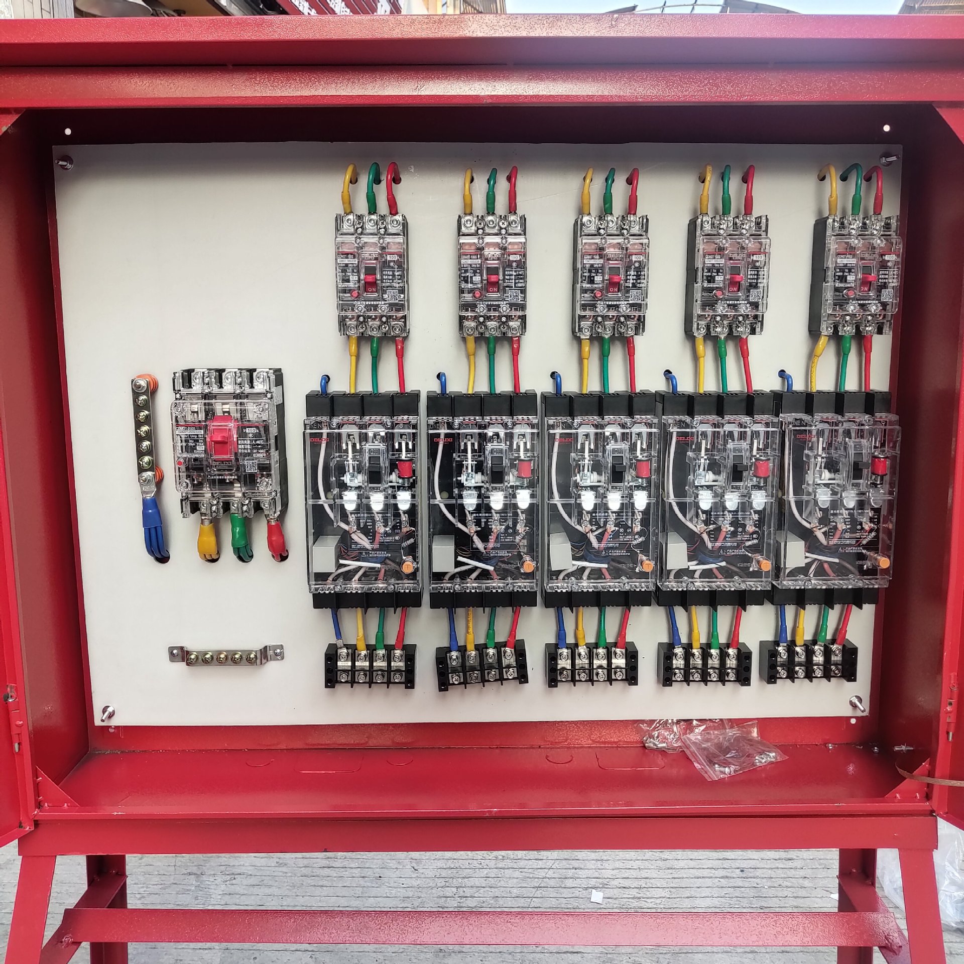定制成套电箱工地用临时配电箱一级柜二级箱三级箱160a开关箱