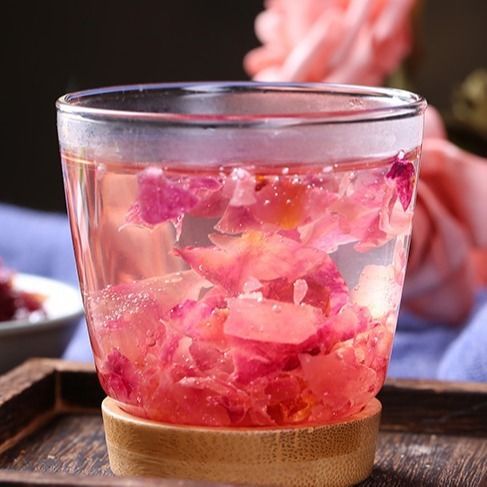 蜂蜜玫瑰花酿400g云南特产鲜花花蜜酱食用花馅冲饮玫瑰酱