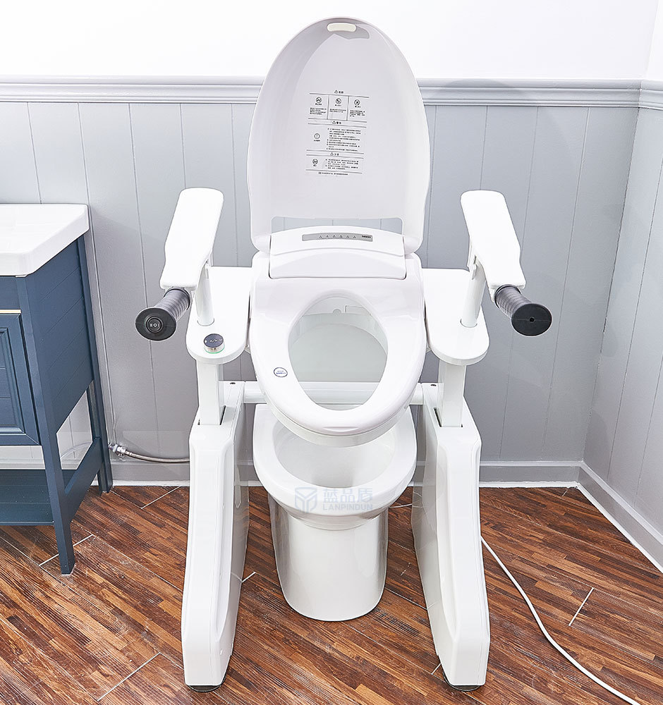 无障碍电动升降扶手电动升降马桶盖电动辅助升降椅老人坐便椅厕所