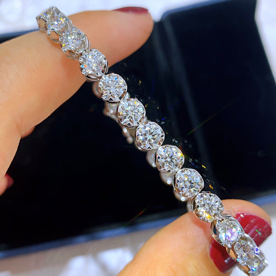 16ct30分钻石手链结婚订婚定制