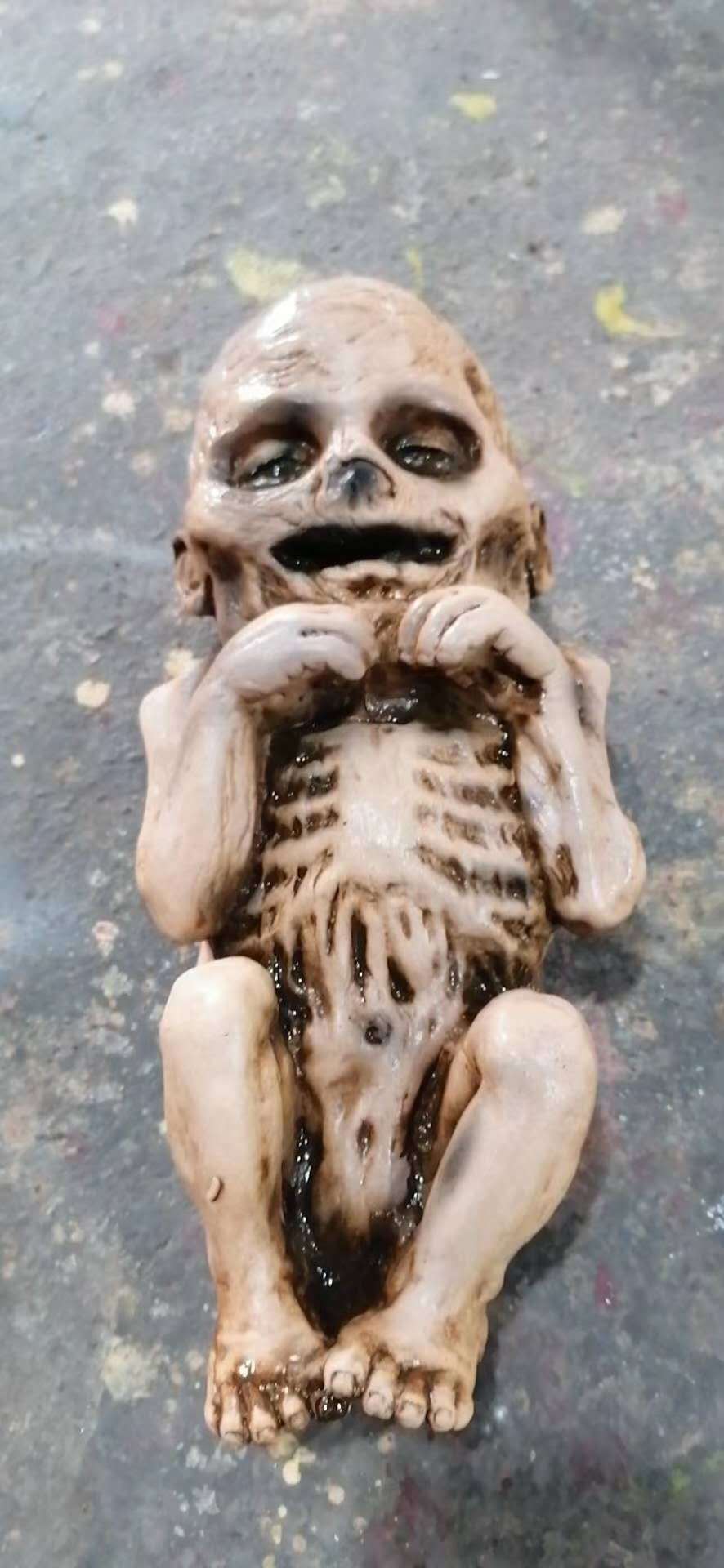 万圣节恐怖婴儿玩偶仿真恐吓玩具酒吧鬼屋密室活动氛围装饰道具-阿里