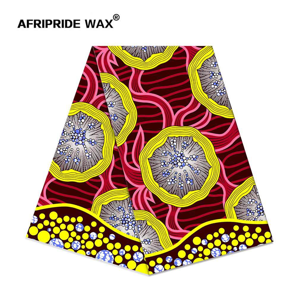 Foreign Trade Wholesale African Double-Sided Printing Cotton Batik Fashion Fabric Afripride Wax 675