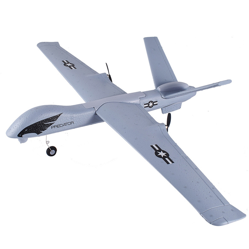 z51遥控滑翔机翼龙固定翼 耐摔泡沫中型无人机 手抛飞机玩具led灯