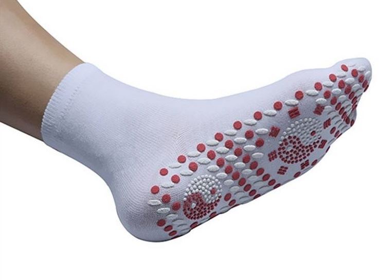 厂家直销托玛琳袜子 托玛琳自发热袜子 磁疗袜 保暖袜保健袜