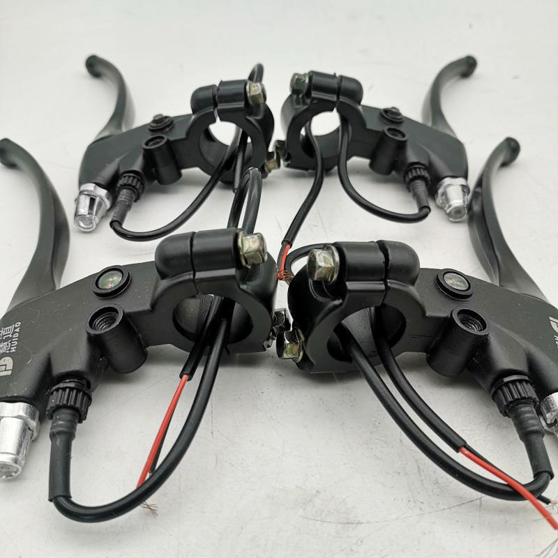 慧道电动车刹把电瓶车刹车把手摩托车刹车手柄全铝免拆加厚闸把