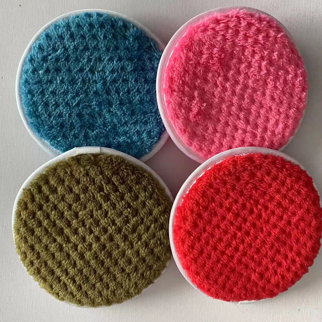 现货懒人清水卸妆棉小菠萝格卸妆扑水洗化妆棉洁面洗脸巾工厂直销