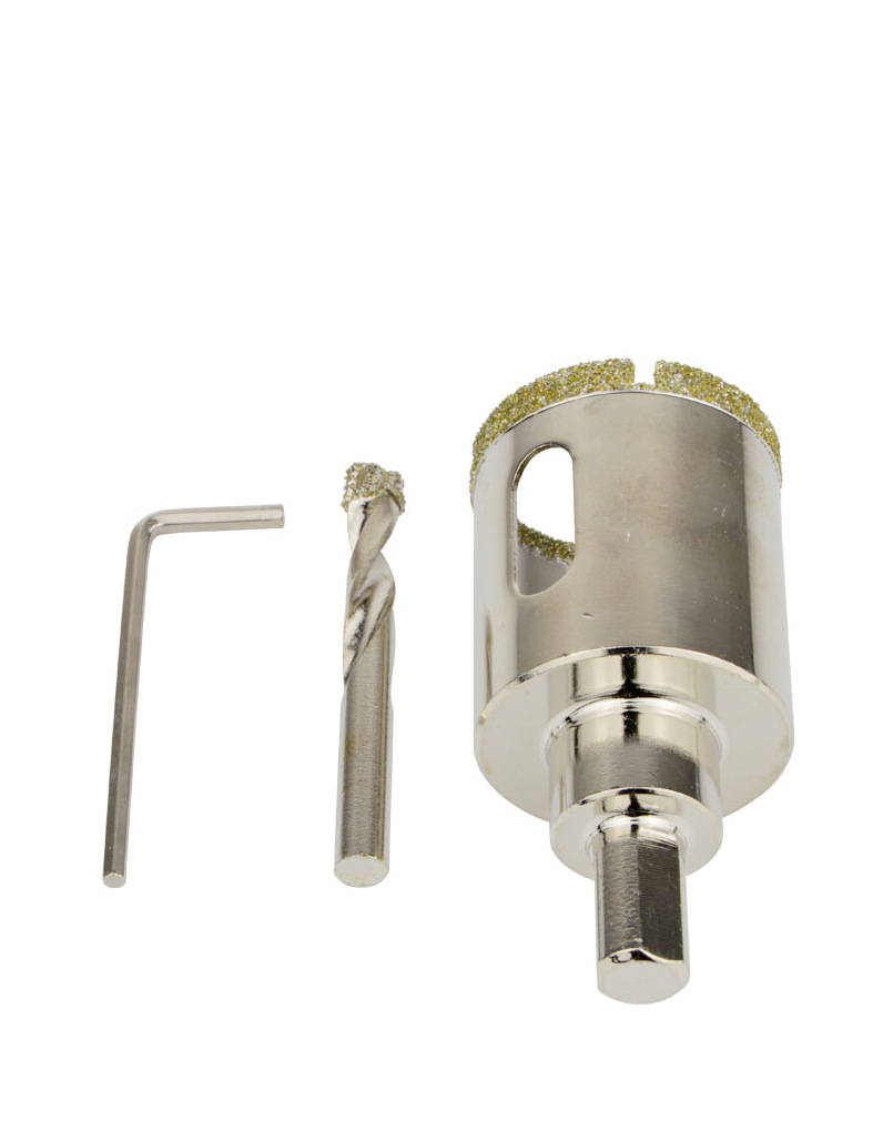 带定位中心钻玻璃钻头 金刚砂瓷砖陶瓷大理石扩孔器大理石开孔器