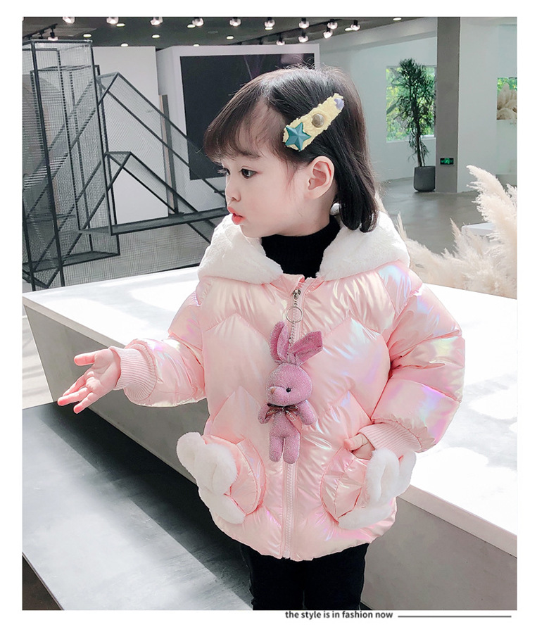 儿童棉服1女童棉衣2020新款3宝宝棉袄4女孩冬装5加厚外套6冬季7岁