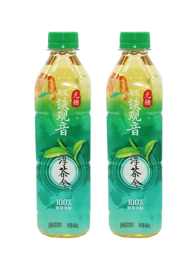 批发团购可乐出品淳茶舍铁观音乌龙480ml*12瓶无糖茶饮料多省包邮