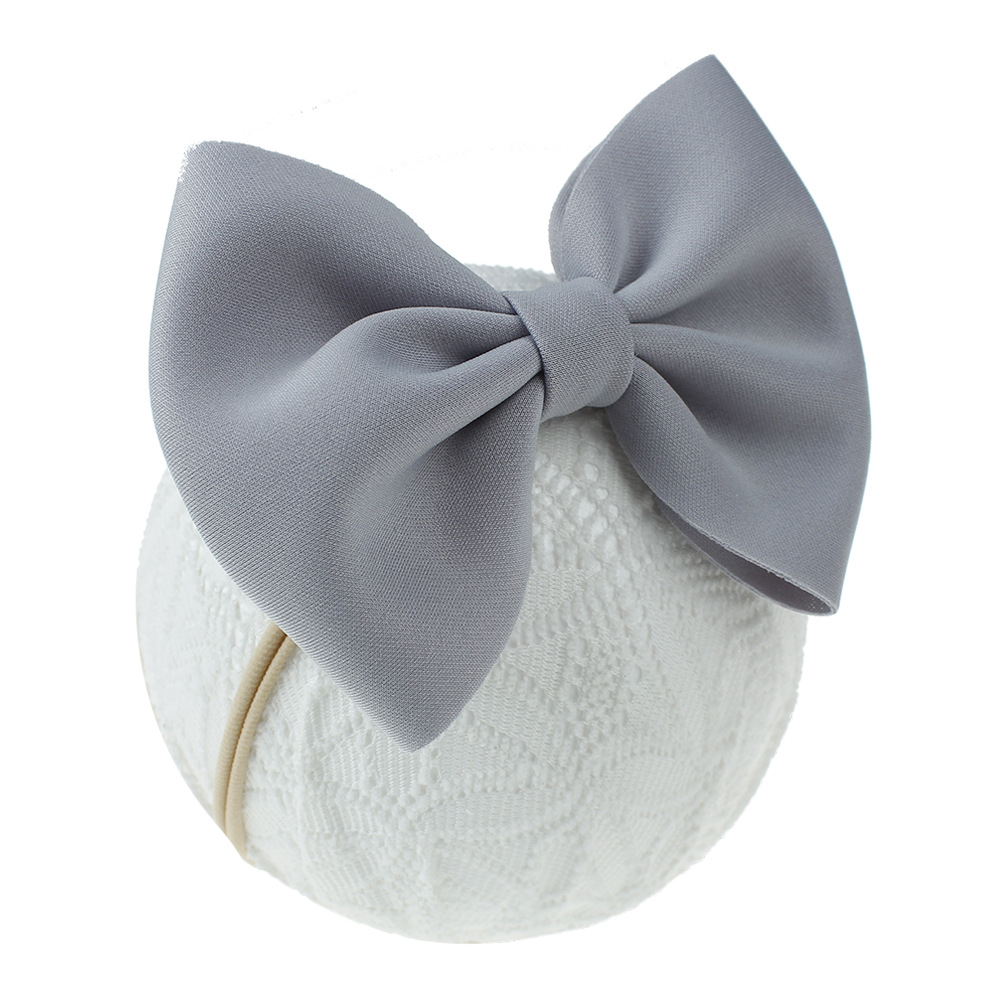 超大蝴蝶结发带儿童 欧美亚马逊新款宝宝发饰婴儿蝴蝶结头饰18色