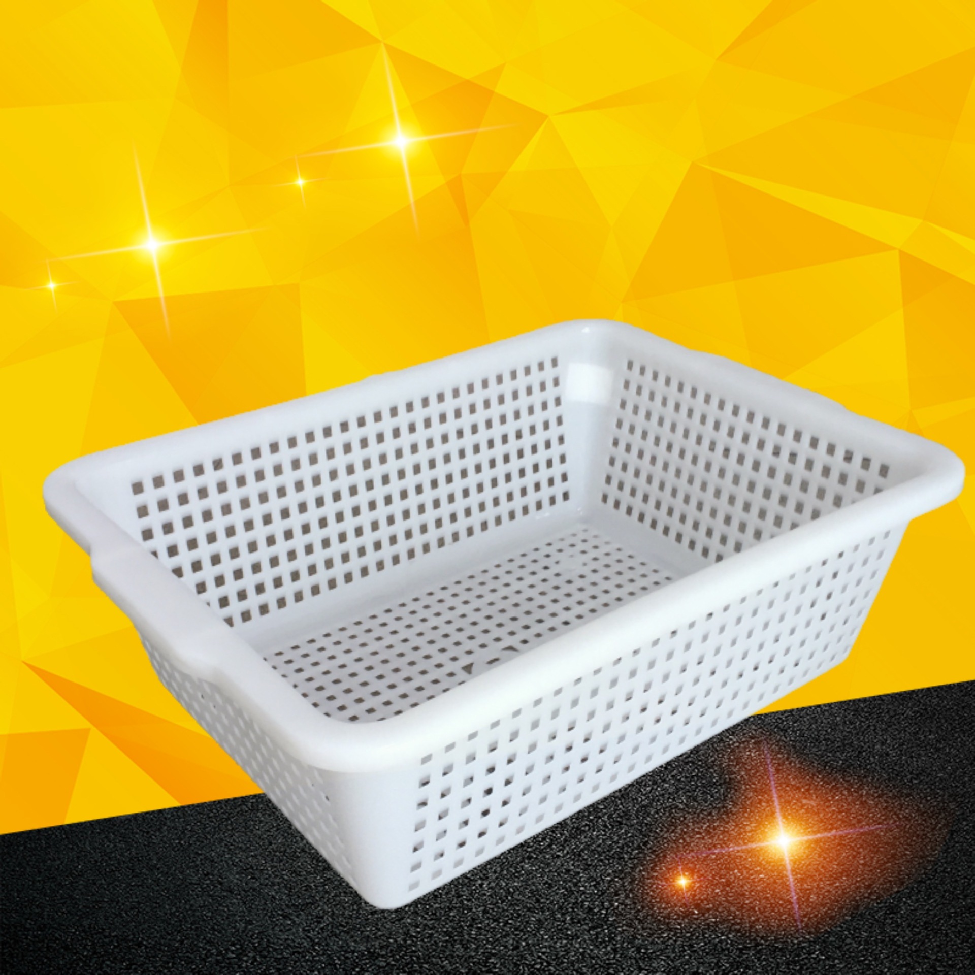 长方形塑料篮周转框服装杂物储物篮洗菜篮子收纳筐特大号加厚篮筐