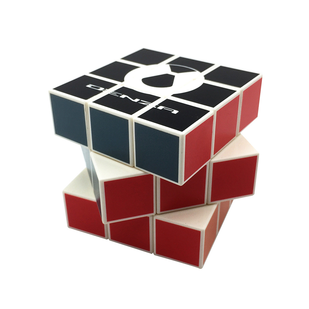 厂家直销三阶魔方 7cm广告顺滑魔方儿童智力礼品旋转地摊益智玩具