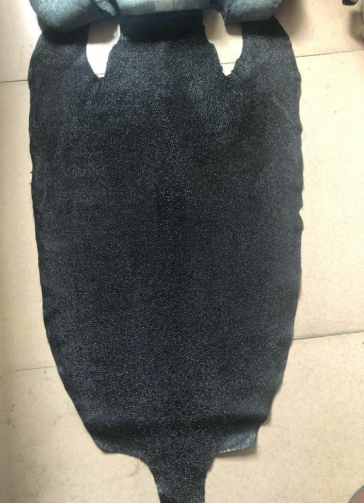 珍珠鱼皮 魔鬼鱼皮 diy手工 真皮 皮料 刀剑鞘手柄 装饰 整条鱼皮