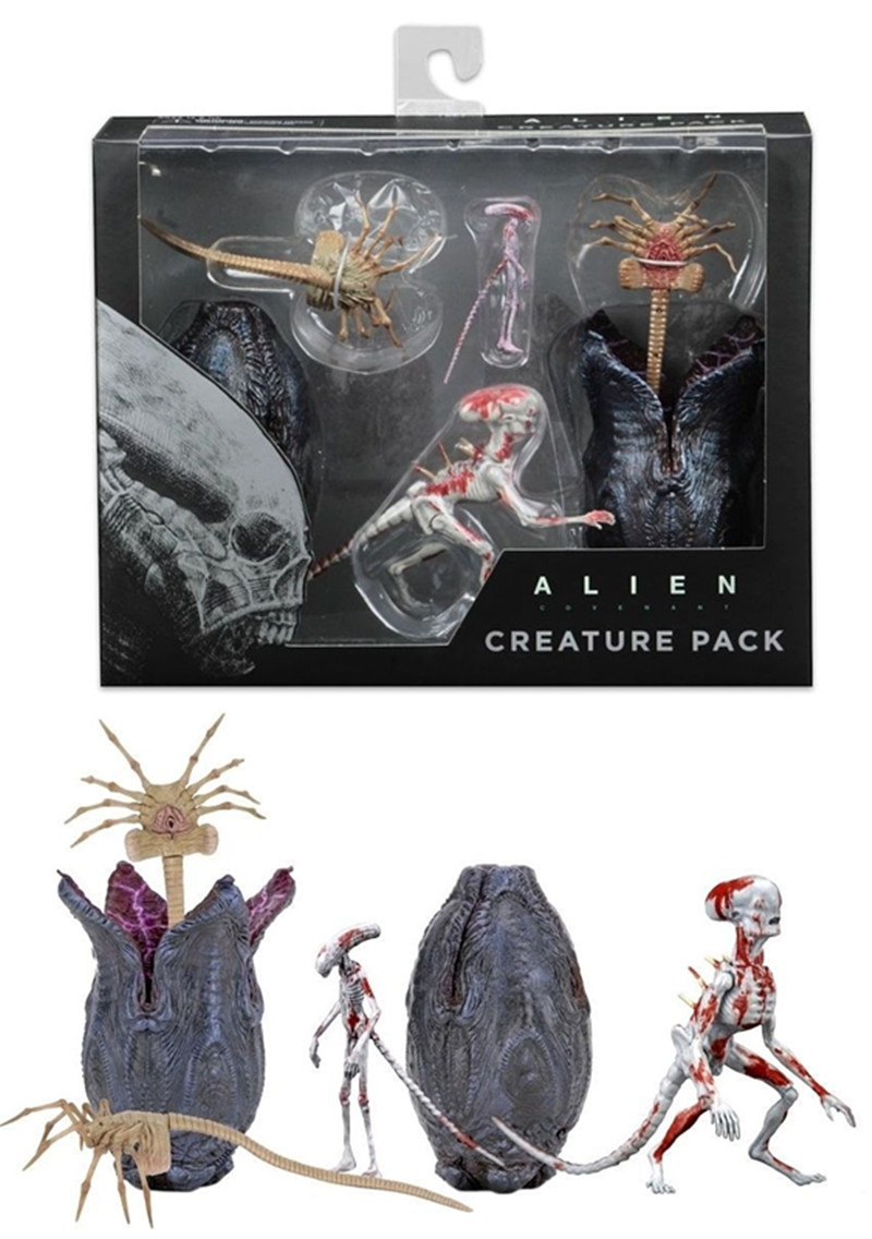 neca 异形契约 异形卵 异形狗 alien 新变体异形 电影人偶 手办