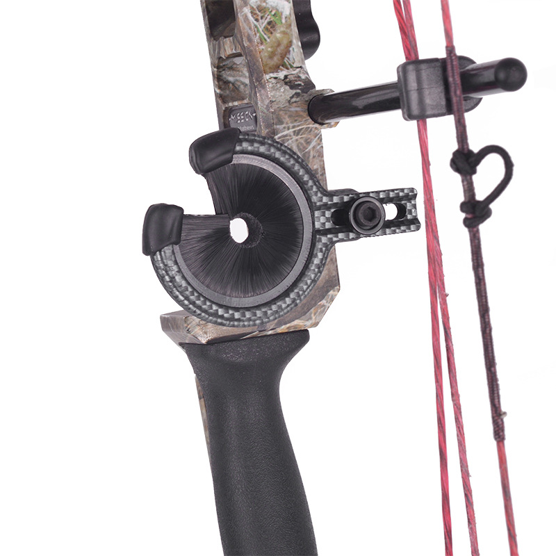 tp813碳布迷彩色棕饼毛刷箭台弓箭器材射箭用品毛刷棕饼箭台 跨境